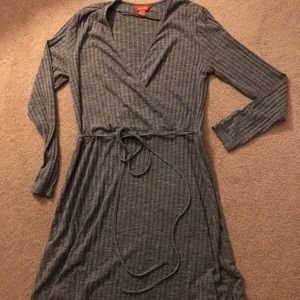 Grey long sleeve dress